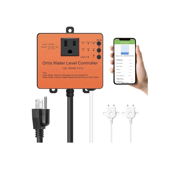 Ortis WiFi Sump Pump Controller/ Alarm, Check Water Level Status, Timely Alerts - Picture 1 of 7